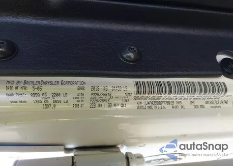 2006 Jeep Wrangler X z USA, uszkodzony, nr VIN 1J4FA39S86P778019